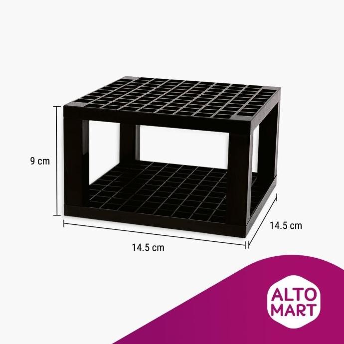 

96 Holes Square Pen & Brush Holder Minidesk Tempat Pulpen Pensil Stok Terbatas