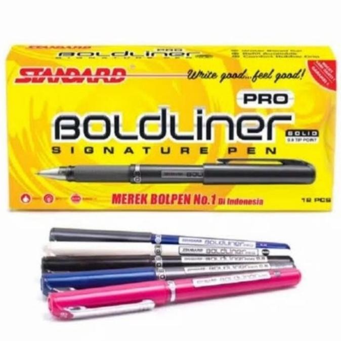 

Pulpen Boldliner Pro 0, 8 Per Lusin Stok Terbatas
