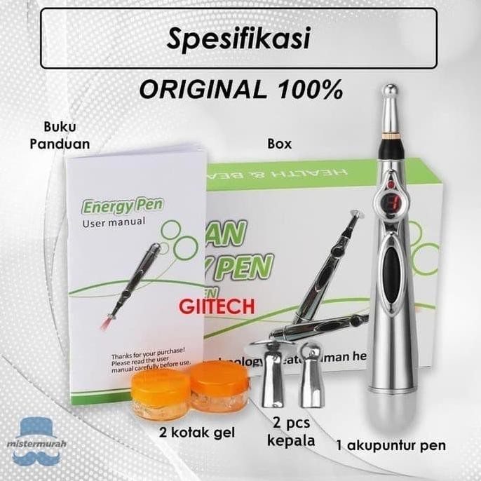 

Produk Baru!! PULPEN AKUPUNTUR LASER PENA PEN PIJAT TERAPI REFLEKSI ELEKTRIK MASSAGE