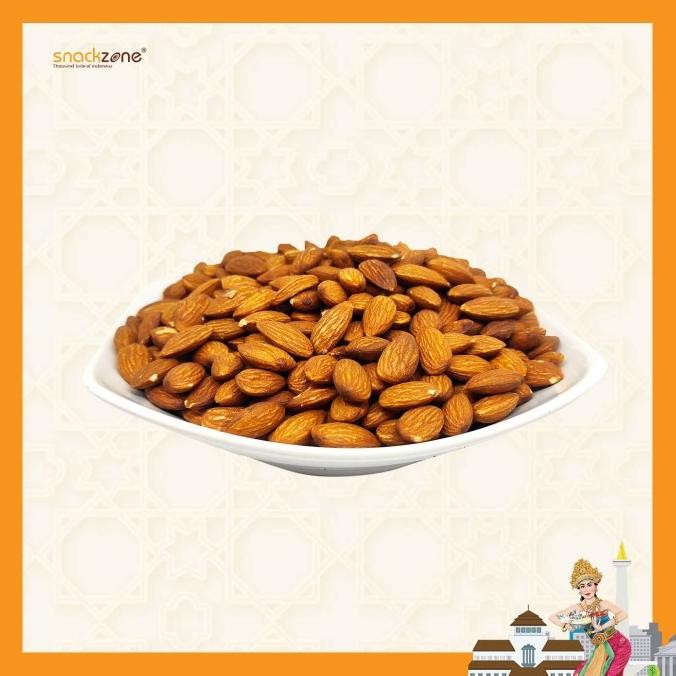 

kacang almond kupas panggang / kacang almond kupas oven termurah