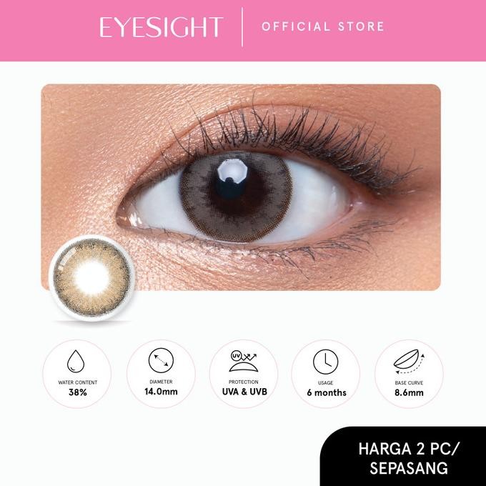 

eyesight - softlens eos cookie almond (dia 14.0mm) termurah