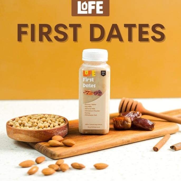 

first dates / susu almond kacang kurma / susu kurma cinnamon sehat termurah