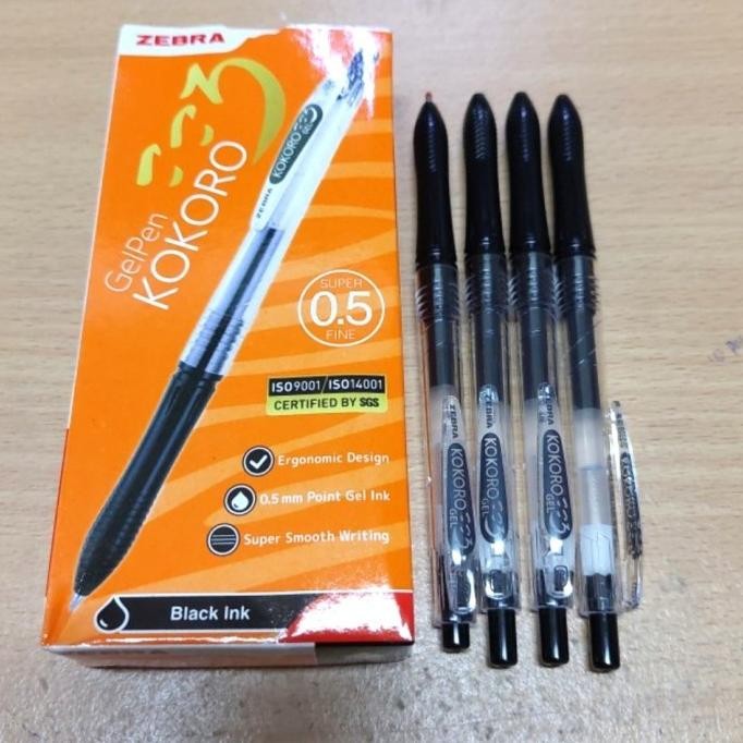 

Alat Tulis Pulpen Ball Pen Kokoro 0.5Mm Zebra Stok Terbatas