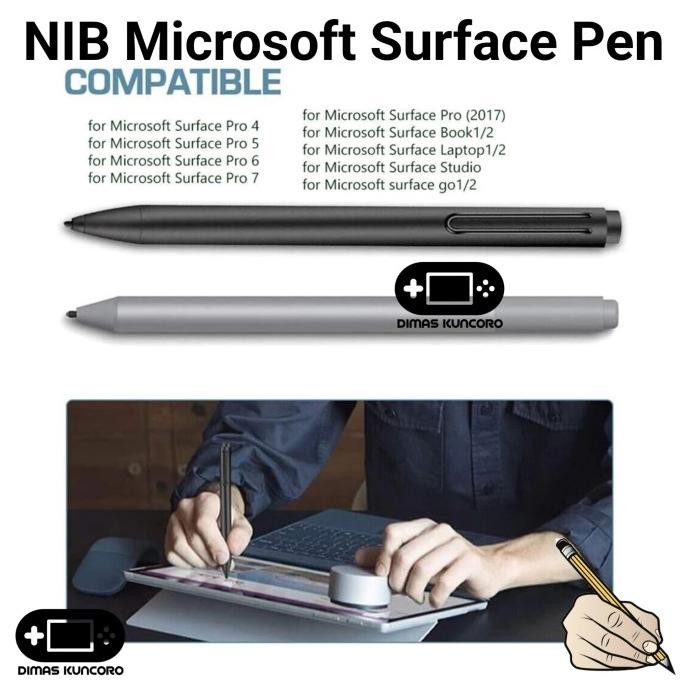 

Nib Microsoft Surface Pen Pulpen Tip Tips Pro 3 4 5 6 7 Laptop 1 2 3 4 5 Nibs Replacement Stok Terbatas