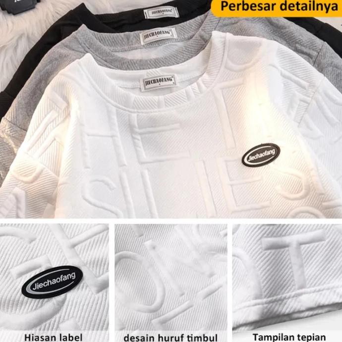 Setelan Kaos Dan Celana Pendek Korean Style | Set Outfit Pria Oversize Korean Style Terlaris