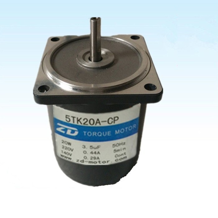 20W OPTICAL AXIS MOTOR 5TK20A-CP AP GN TORQUE MOTOR REWINDING MACHINE COIL LOCKED-ROTOR MOTOR