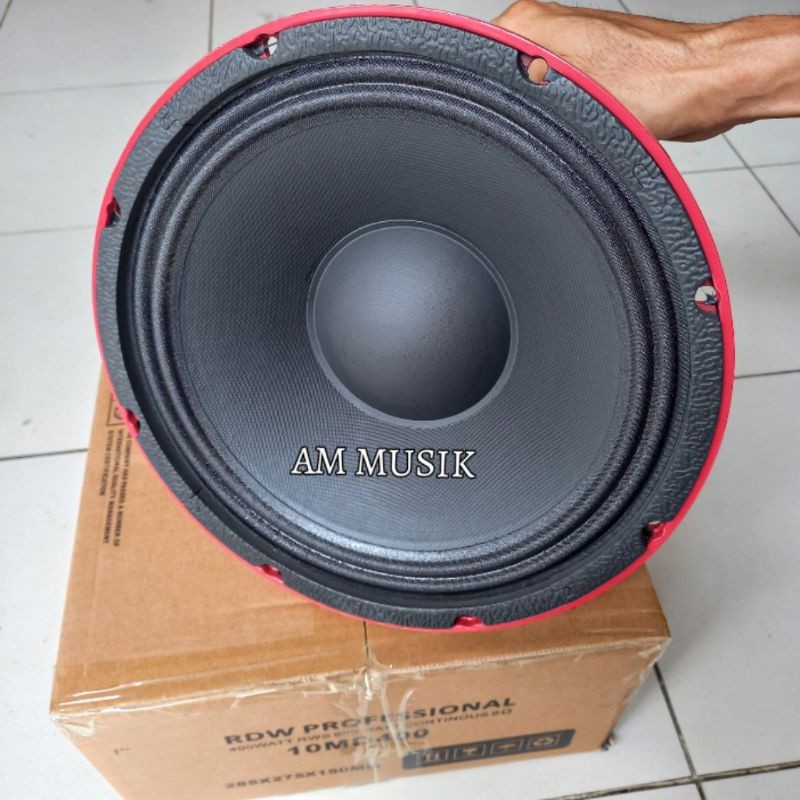 SPEAKER COMPONENT RDW 10MD400 MIDRANGE 10 INCH VOICE COIL 3 INCH 10 MD 400