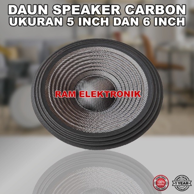 RECONKIT / RECONT KIT DAUN SPEAKER 18 INCH CARBON 5 & 6 INCH