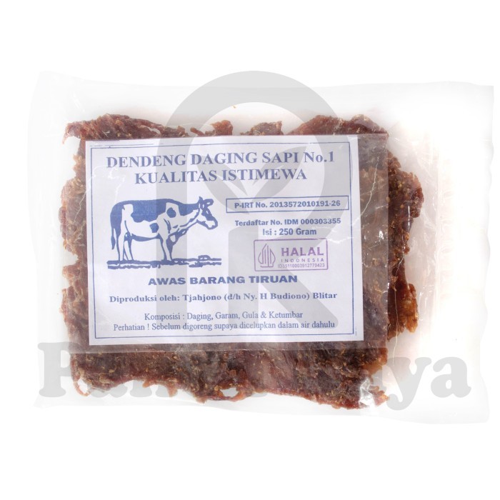 

Dendeng Daging Sapi Dendeng NY.H Budiono Dendeng Mentah 250gr