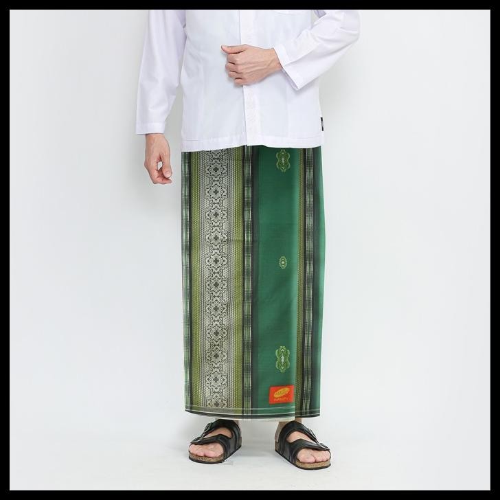 Sarung Atlas Infinity Jacquard Warna Hijau Best Seller