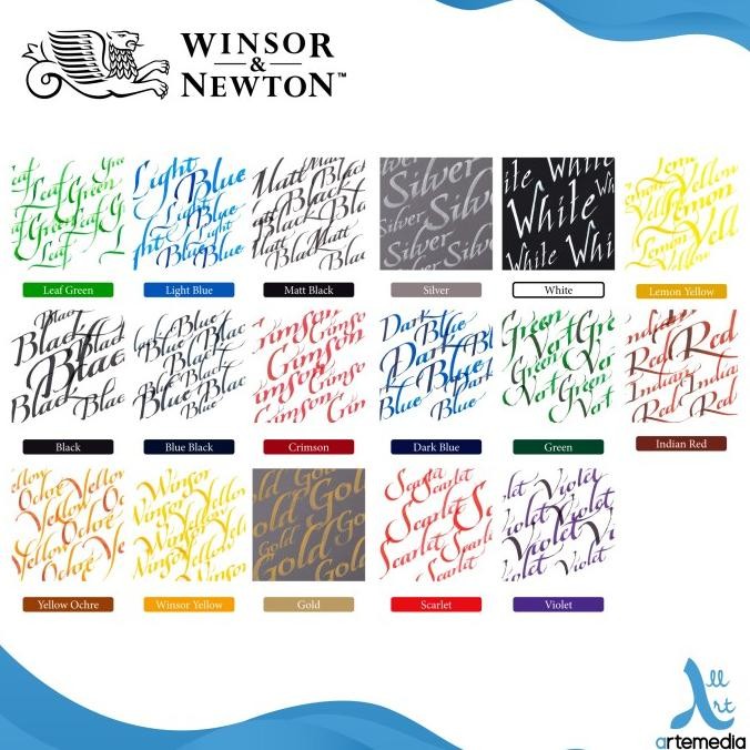 

Tinta Kaligrafi Winsor & Newton 30Ml Bottle Calligraphy Ink Original Dan Terpercaya
