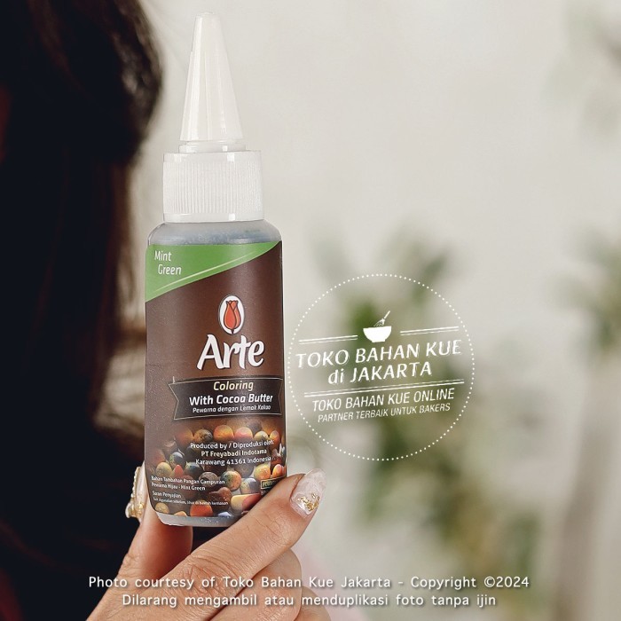 

Tulip ARTE Chocolate Coloring MINT GREEN Cocoa Butter Pewarna HIJAU
