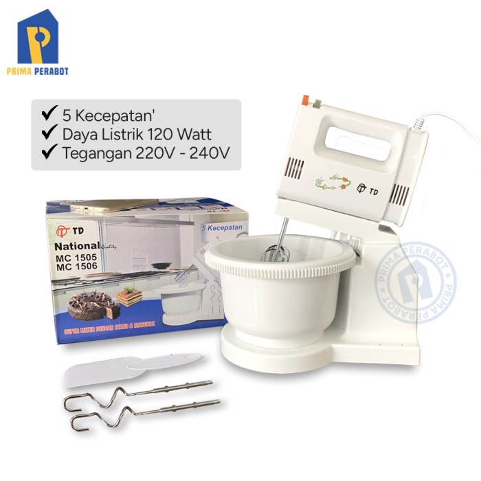 Hand Mixer National Pengaduk Adonan Omega Mx 1506