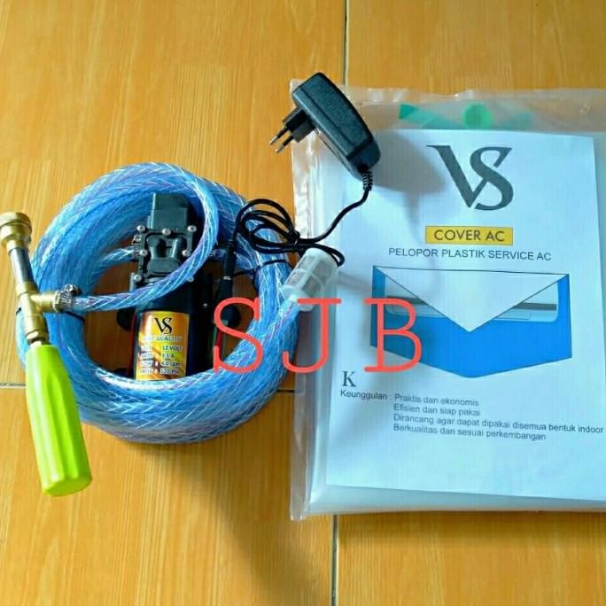 alat steam motor mini pompa dc cuci mobil ac paket plastik cuci ac