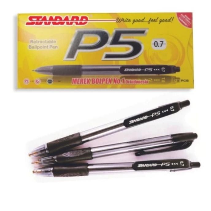 

Produk Baru!! Pulpen Standard Cetek 0,7mm P5 / pack
