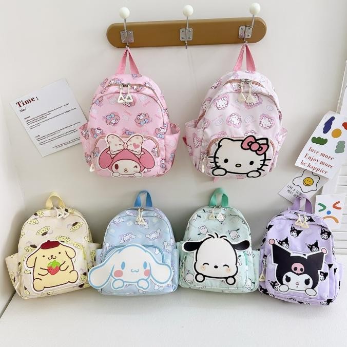 TAS RANSEL SANRIO ANAK / TAS SANRIO /  SUNRIO STUFF / TAS KUROMI / TAS POCHACO / TAS POMPOPURIN