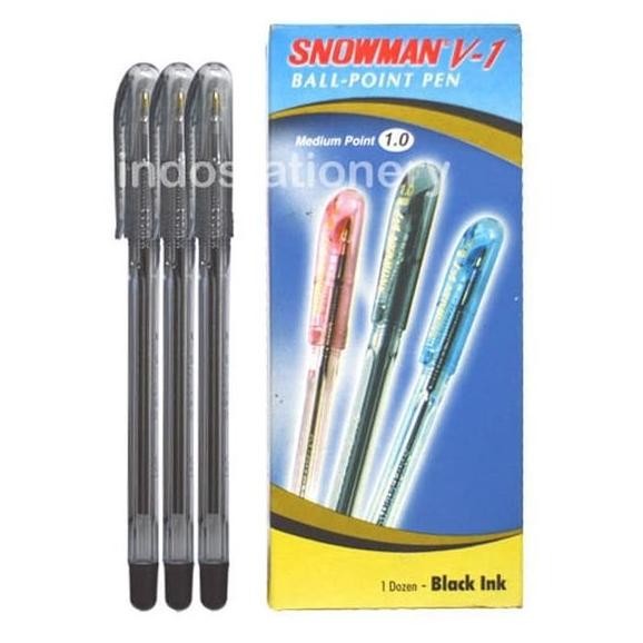 

Produk Baru!! Pulpen Bolpen Bolpoint Snowman V - 1 V1 Murah