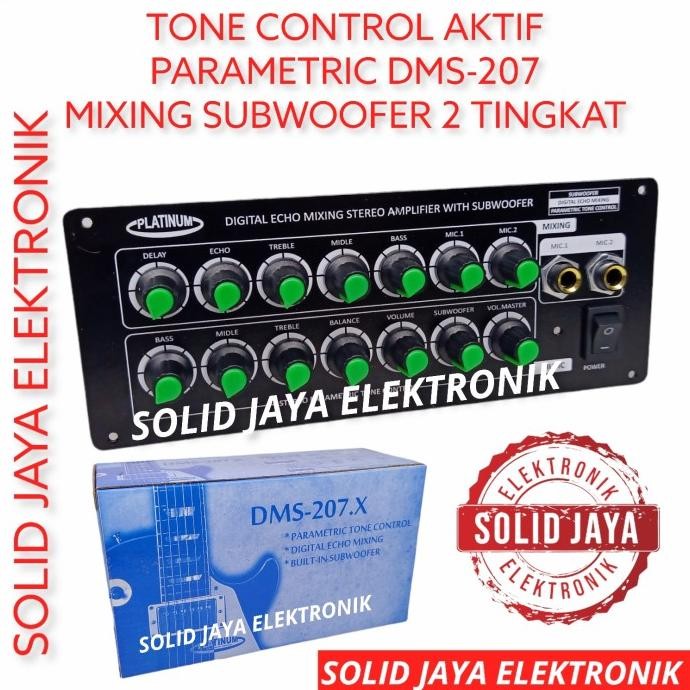 KIT TONE CONTROL MIXING MIC ECHO SUBWOOFER KARAOKE 2 TINGKAT DMS 207 ORIGINAL DAN TERPERCAYA