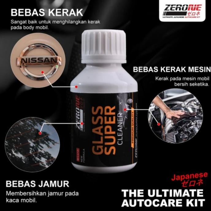 Zerone Glass Super Cleaner Original Pembersih Jamur Kaca Body Mobil