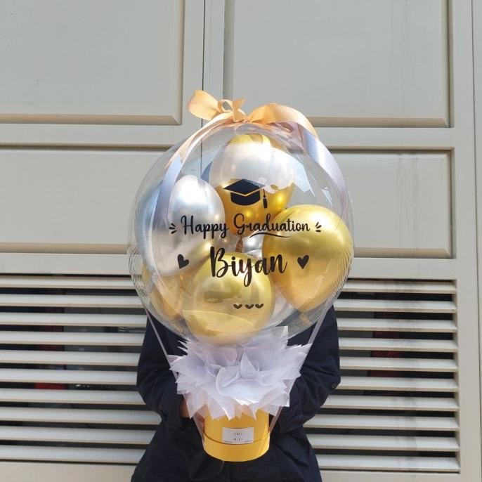 Bucket Balon Bouquet Balon Dalam Balon Kode 006 - Miki Florist