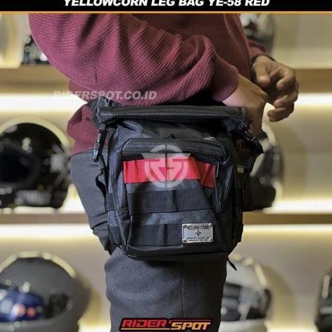 Tas Yellowcorn Leg Bag Riding Bag YE 58 Red Tas Kaki | Yellow Corn ORI .
