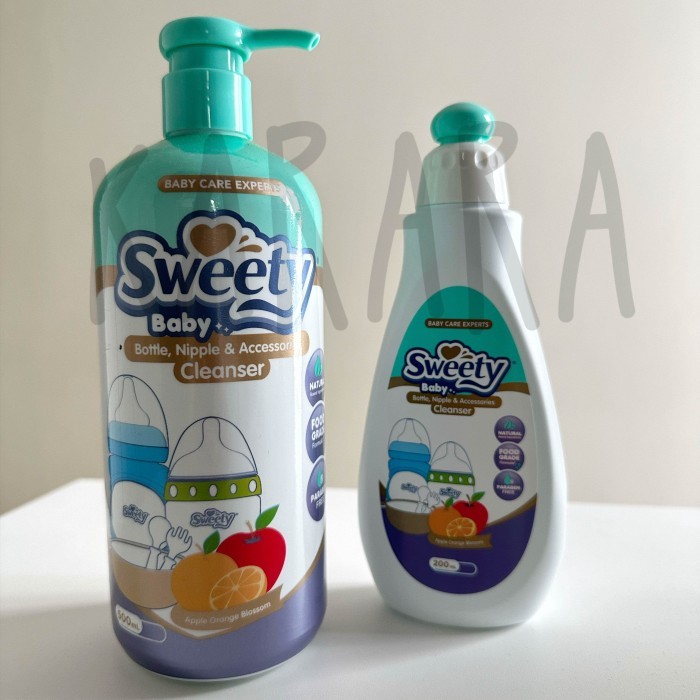 Sweety Baby Liquid Cleanser Bottle - Sabun Cuci Botol Bayi Sweety 900ml 500ml 450ml 200ml