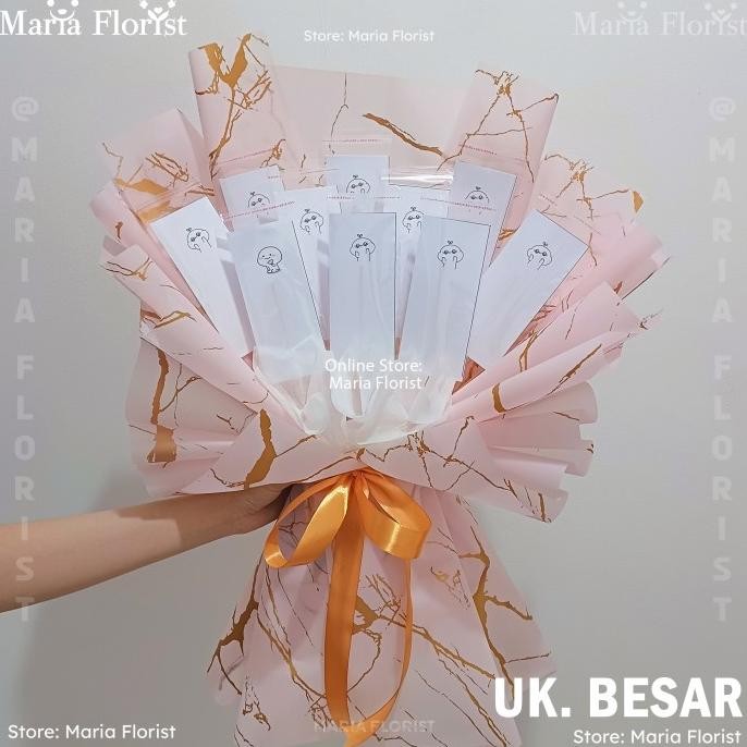 Buket Uang 10 15 20 Lembar - Kerangka Buket Uang - Buket Uang Wisuda