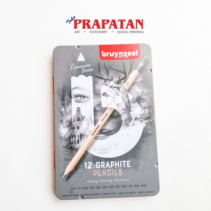 

Bruynzeel Graphite Pencils 12pcs 2H-9B
