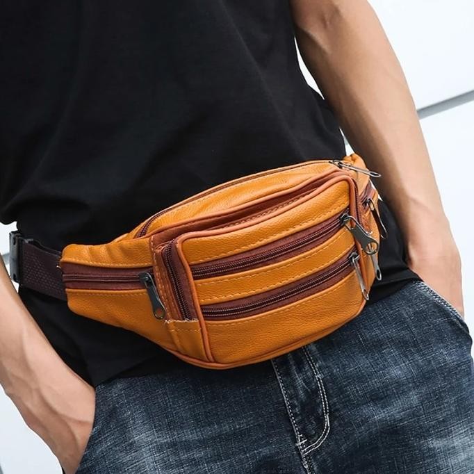 TAS SELEMPANG KULIT PRIA KEREN ELEGAN MODERN SLEMPANG COWOK KEKINIAN