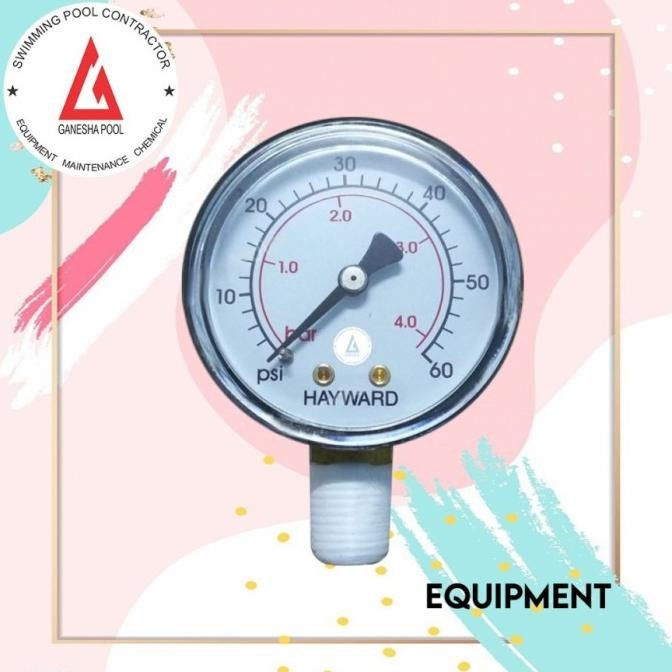 Pressure Gauge Filter Hayward Manometer Filter Kolam Renang