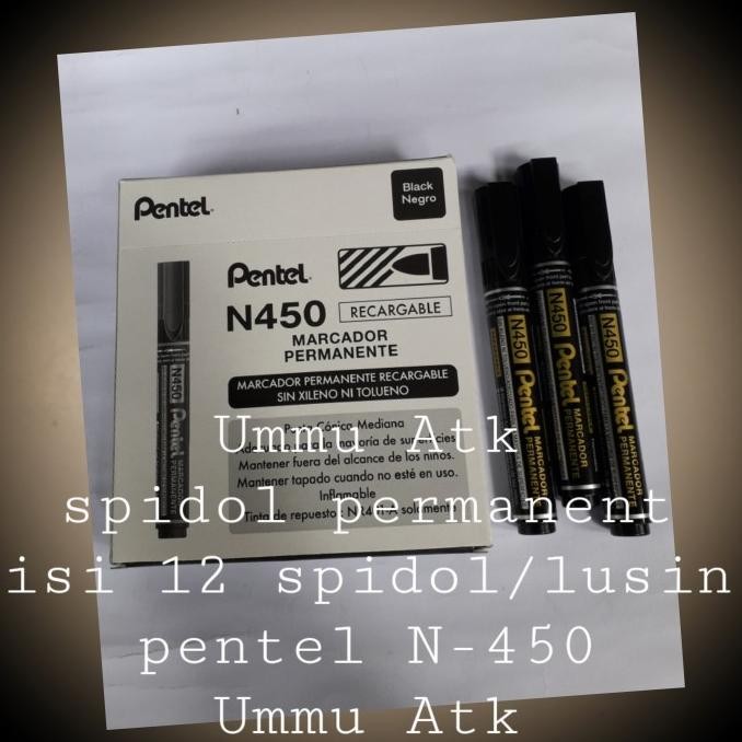 

Pentel. Spidol Permanent N450. Termurah