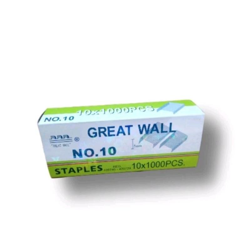 

Promo Refill/Isi Staples Great Wall No.10 Ori (Pak)