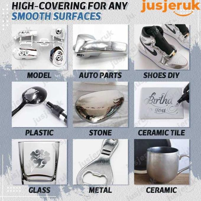

JFactory Spidol Permanen Marker Metallic Chrome Tahan Air Berkualitas Termurah