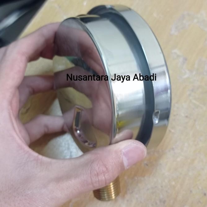 Pressure Gauge Stainless 4 " Inchi 5000 Psi