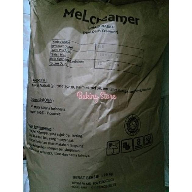 

BARU CREAMER POWDER - BUBUK CREAMER 30S MELCREAMER / MEL CREAMER 25KG
