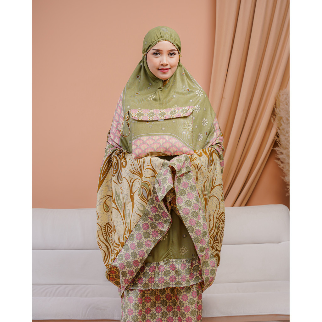 Mukenoh Rukuh Wanita Buibu Tarawih Muslim Ramadahn Perempuan Terbaru 2025 Reyon Hadiah Kado Seseraha