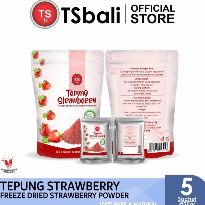 

BARU IBEX FREEZE DRIED STRAWBERRY POWDER PURE/BUBUK STRAWBERRY 5S @25GR