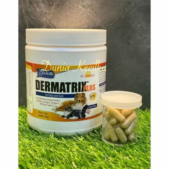

BARU DERMATRIX PLUS POWDER SUPLEMEN KULIT DAN BULU KUCING ANJING KAPSUL