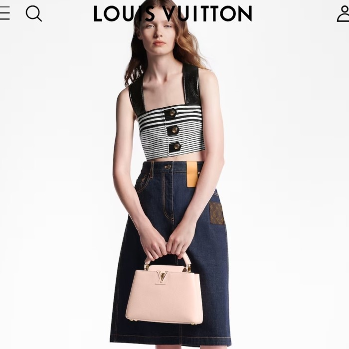 Part 2 : Tas handbag shoulder bag Ladies LV Louis Vuitton Capucines BB M22178