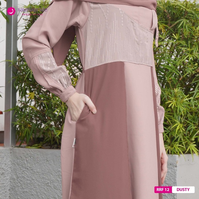 Murah Gamis Sarimbit Rauna 12 AUDY DUSTY Baju Wanita Muslimah Couple 2023 - Non COD