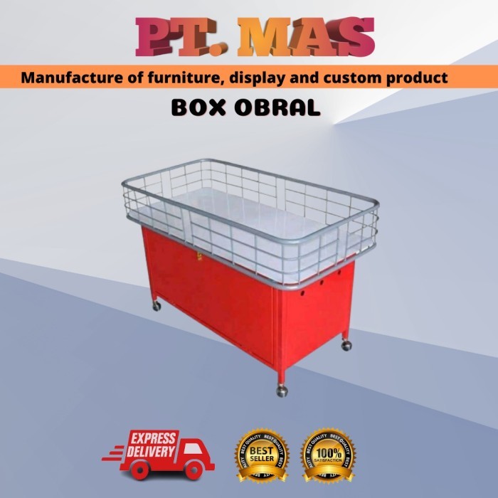 BOX OBRAL / KERANJANG OBRAL / WAGON / RAK BAJU