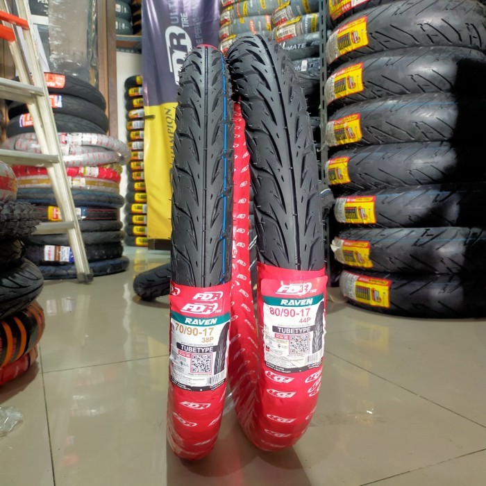 ban luar fdr Raven 70/90 80/90 17 tubetype ban motor bebek supra blade