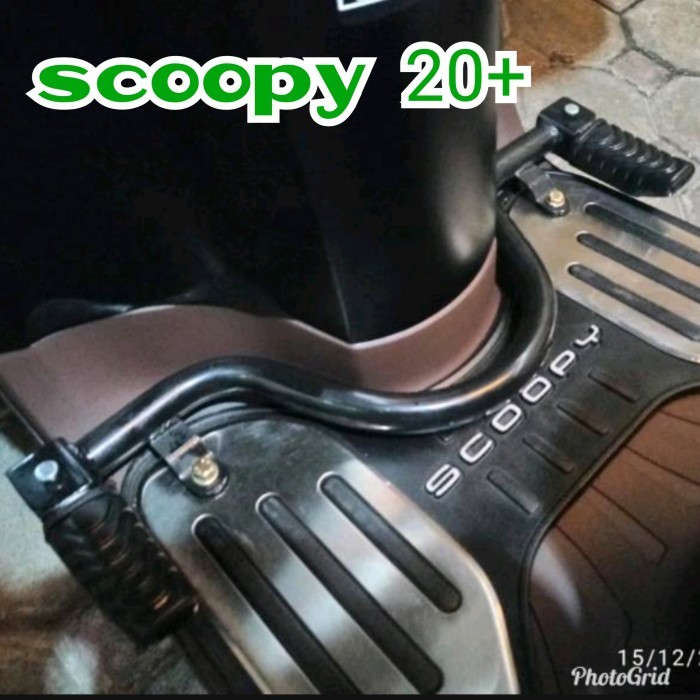 FOOTSTEP MOTOR SCOOPY 2020-2022 PIJAKAN KAKI DEPAN PANCIKAN BUSTEP PNP