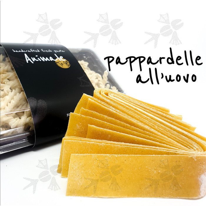 

FRESH PASTA Egg Pappardelle Home made Semolina 300 gram