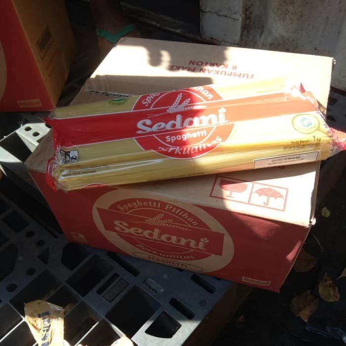 TERLARIS! Sedani Spaghetti Mentah 1 KG ( 1 DUS = 10 KG ) Mi Spagheti Spageti 1KG
