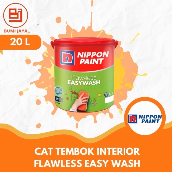 Cat Tembok Interior Flawless Easy Wash Nippon Paint 20L