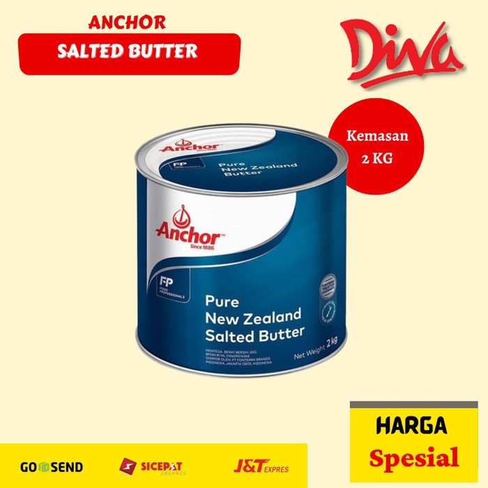 

Anchor Butter Salted 2kg / butter anchor 2kg mentega