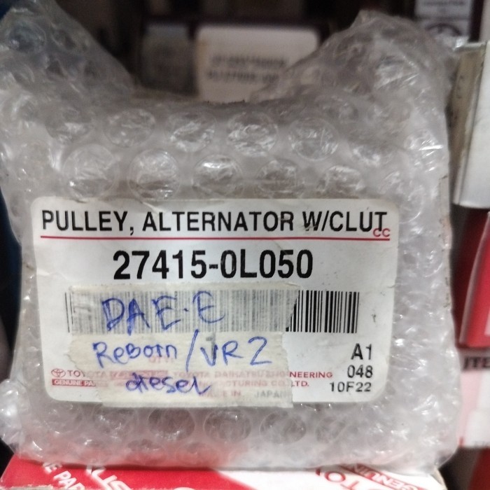 pully alternator,Inova 2016 up,Fortuner vrz,original