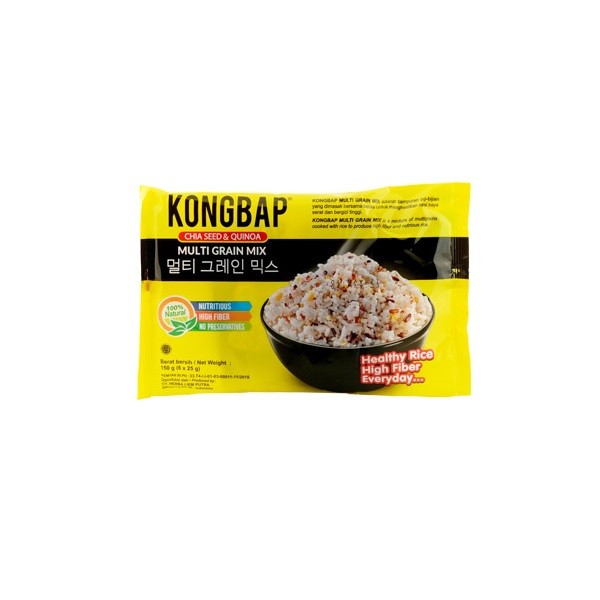 

KONGBAP MULTIGRAIN MIX CHIASEED QUINOA 6X25GR