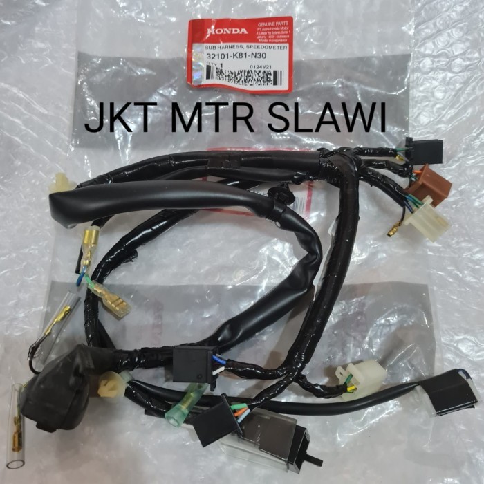 Kabel Speedometer Sub Harnes Motor Beat Street Asli Honda Barang Langka